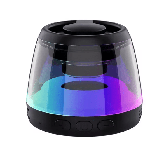 Handlicher tragbarer Bluetooth Lautsprecher; liefert beeindruckenden Sound für seine geringe Größe.