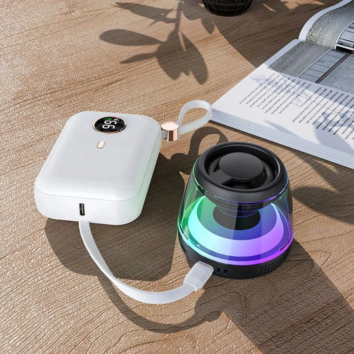 Stylisches kabelloses Mini Soundsystem mit Bluetooth-Technologie; optimal für klaren Audio-Sound.