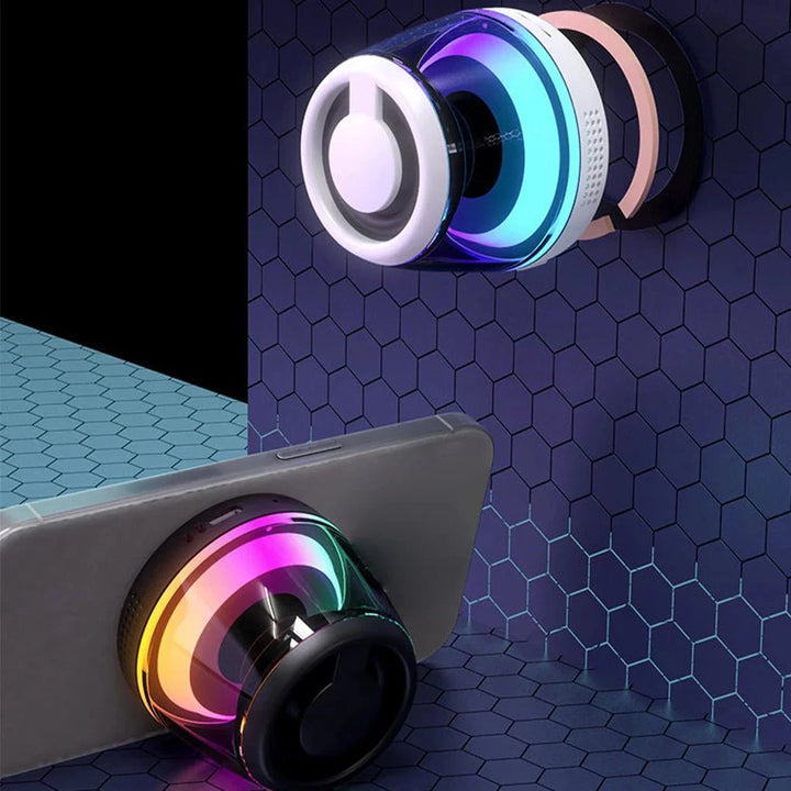 Kleiner, leistungsstarker Bluetooth Lautsprecher; kompakter Audio-Gadget für Musik überall.