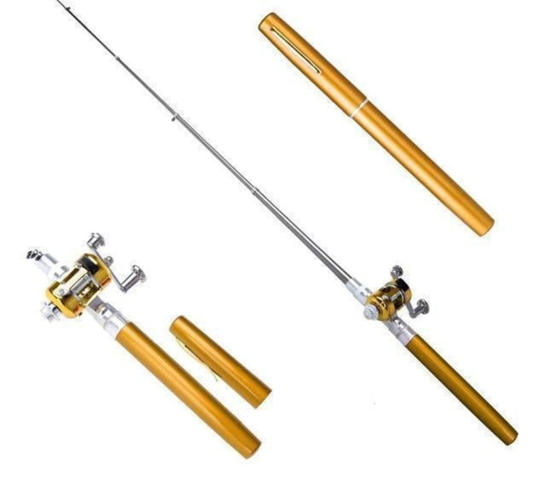 Tragbares Aluminium-Angelset, ideal als Geschenk für Outdoor-Enthusiasten & passionierte Angler.