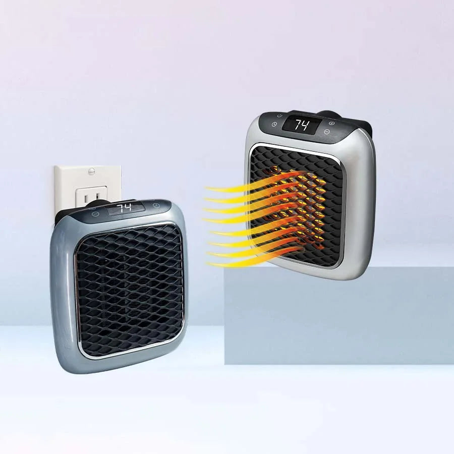 Schlankes, kompaktes tragbares Heizgerät, ideal für kleine Räume und effiziente Heizung.