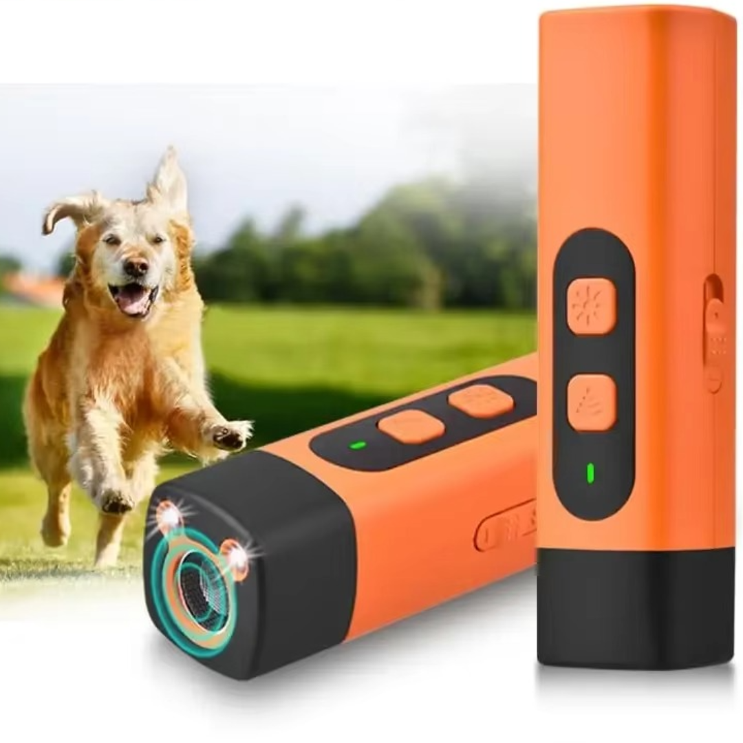 Kompaktes Ultraschall Hunde-Anti-Bell Gerät zur effektiven Verhaltenskorrektur und für mehr Ruhe zu Hause.