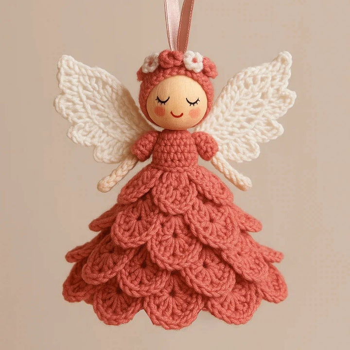 DIY Crochet Kit Engel für dein nächstes Handarbeits-Hobby. Leicht verständlich, für Anfänger geeignet.