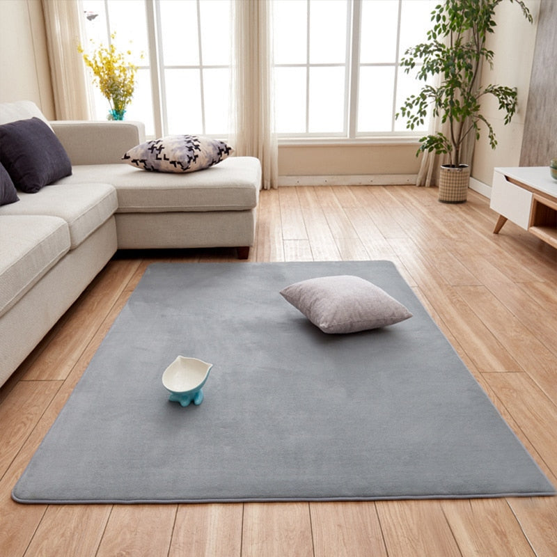 Koralle Wohnzimmerteppich, rutschfest & dekorativ, ideal für ein modernes Interieur.
