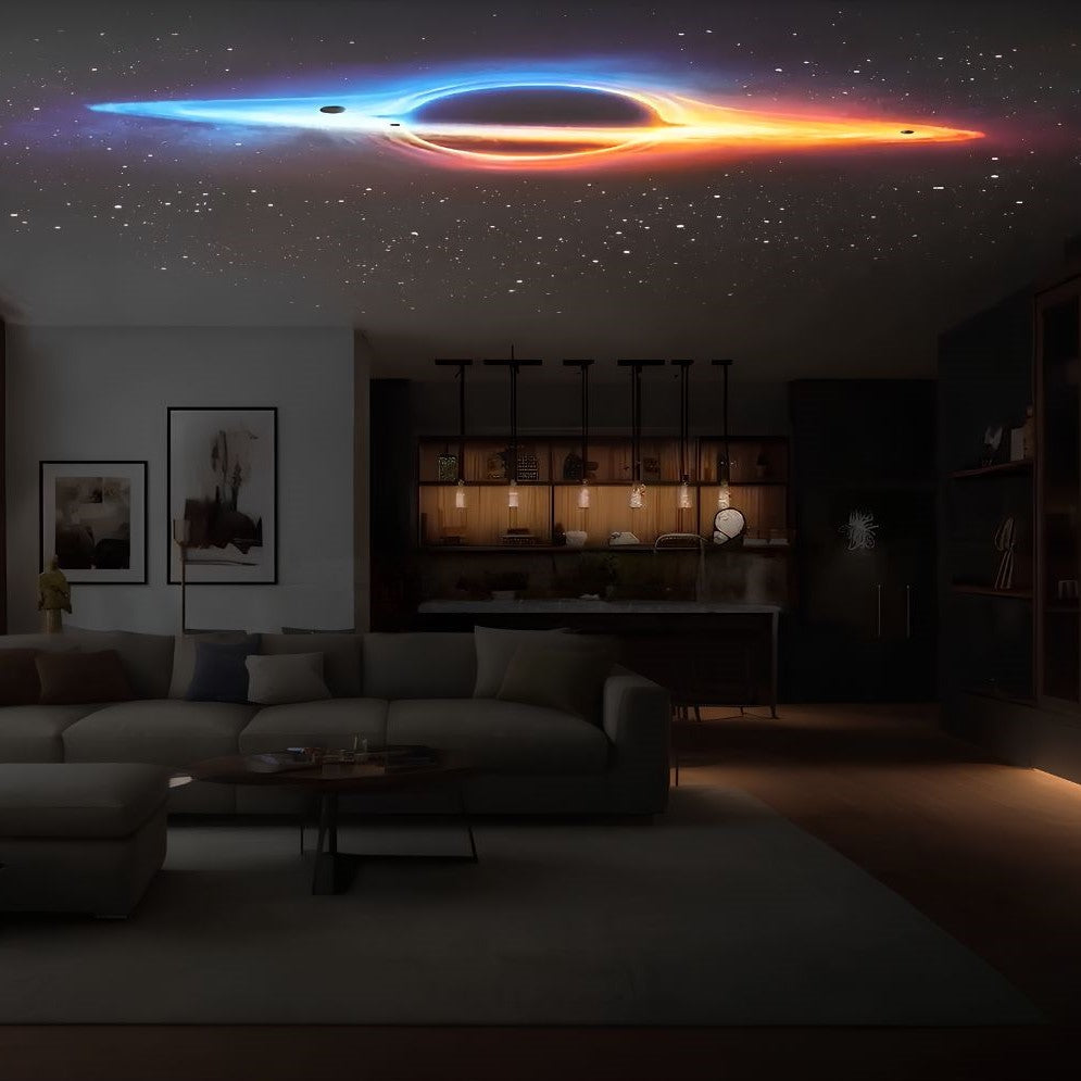 LED-Projektorlampe schafft lebendige Sternenhimmel-Projektion, ideal als Nachtlicht oder zur Raumbeleuchtung.