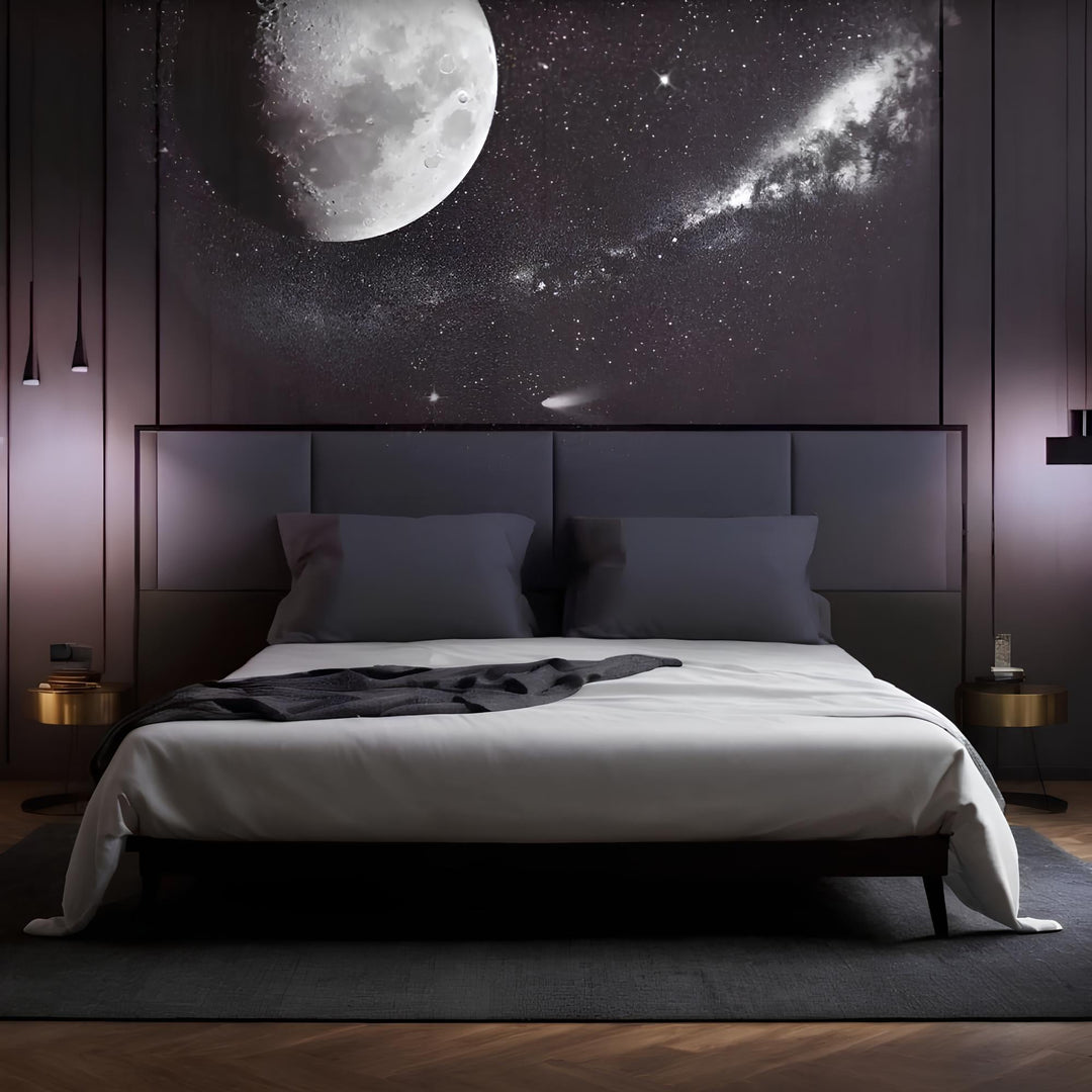 Galaxie- & Sternenprojektorlampe für Kinderzimmer, Schlafzimmer. Bringt magische kosmische Stimmung.