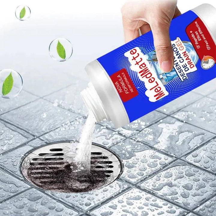 Abfluss- & Toilettenreiniger mit Geruchsentferner. Für mühelose Reinigung & lang anhaltende Frische.