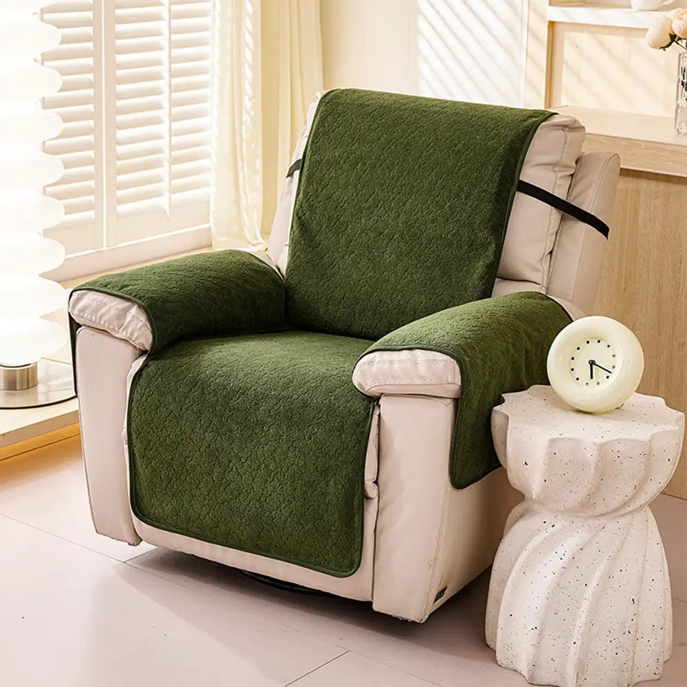Langlebiger, kratzfester Chenille Reclinerbezug; ideal für Familien mit Tieren.
