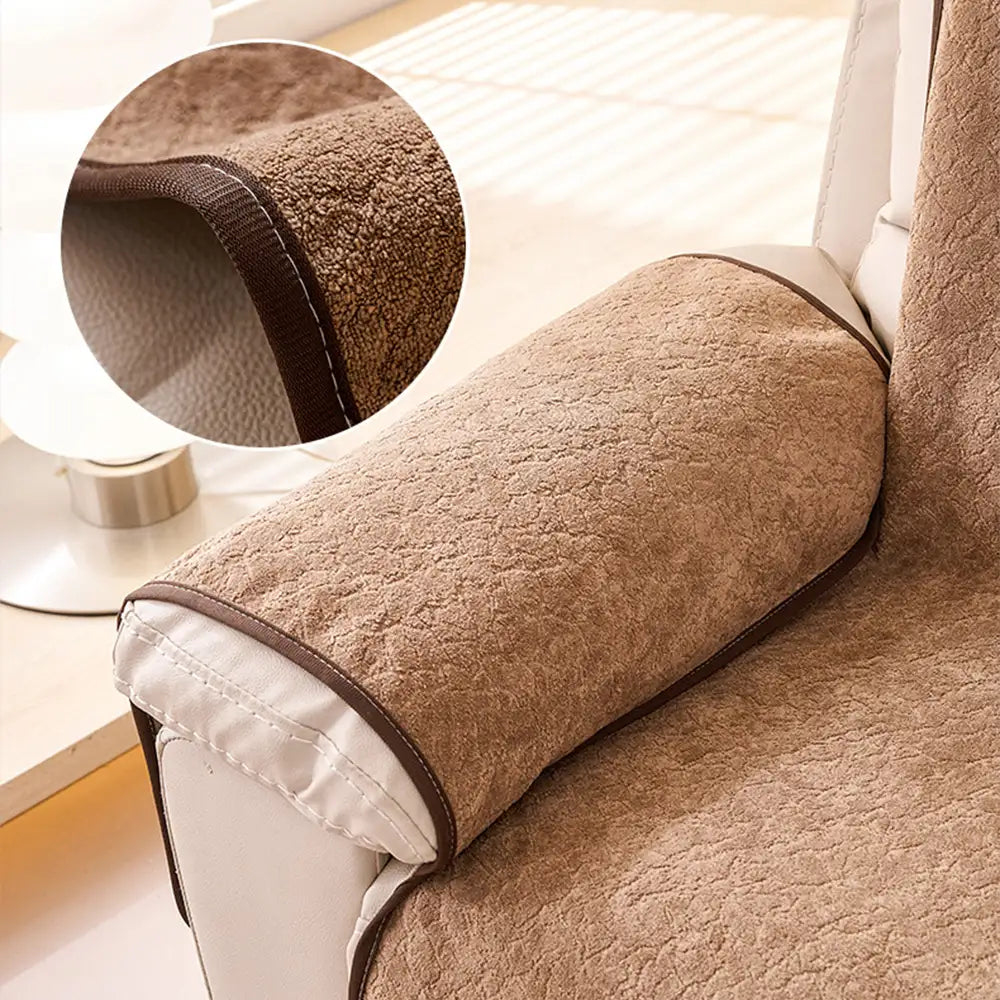 Kratzfester Chenille Bezug für Recliner; strapazierfähig & leicht zu reinigen.