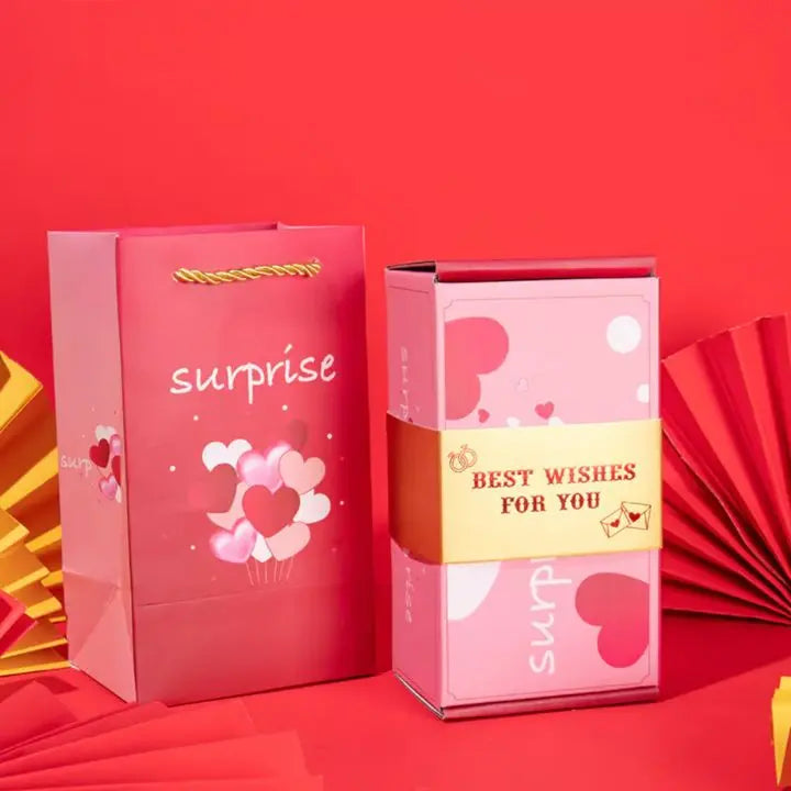 Exklusive Pop-up Geschenkbox, ideal für besondere Anlässe, Geburtstage und Jubiläen.