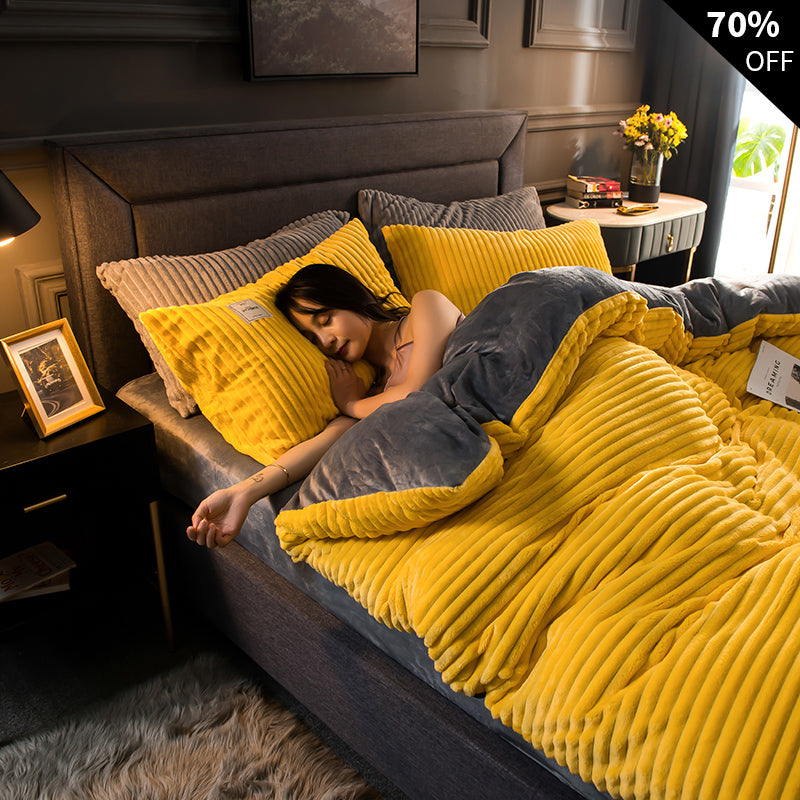 Warmes Fleece Decken-Set für höchste Wärme & Komfort; hautfreundlich, weich & ideal für entspannte Abende.