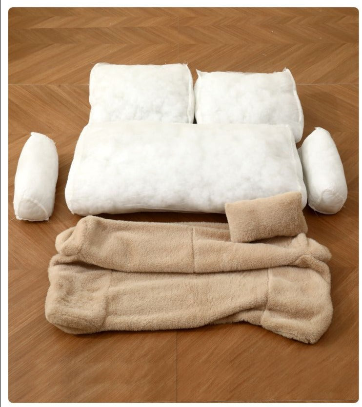 ComfortNest Hundebett & Katzenbett, waschbar, lindert Angst, sorgt für Geborgenheit.