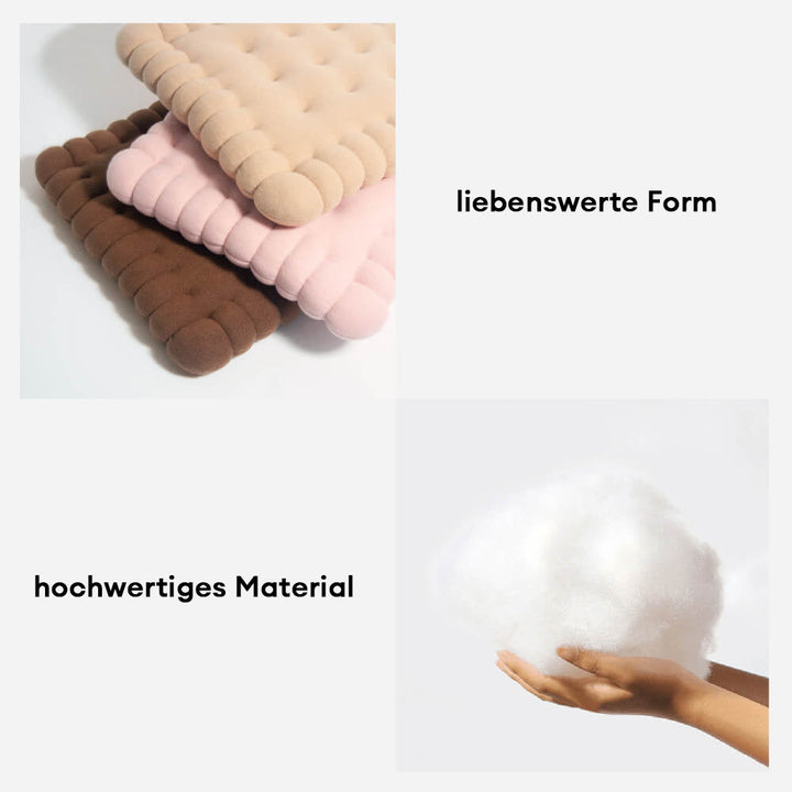 Einzigartiges Haustierbett Keks, super weich und warm, optimal für kleine Hunde & Katzen.