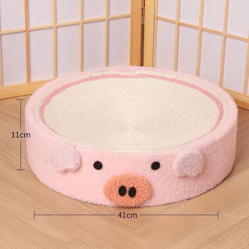 Weiches Katzenbett aus Sisal, ideal zum Kratzen, Schlafen & Spielen. Perfekter Möbelschutz für Ihre Katze.