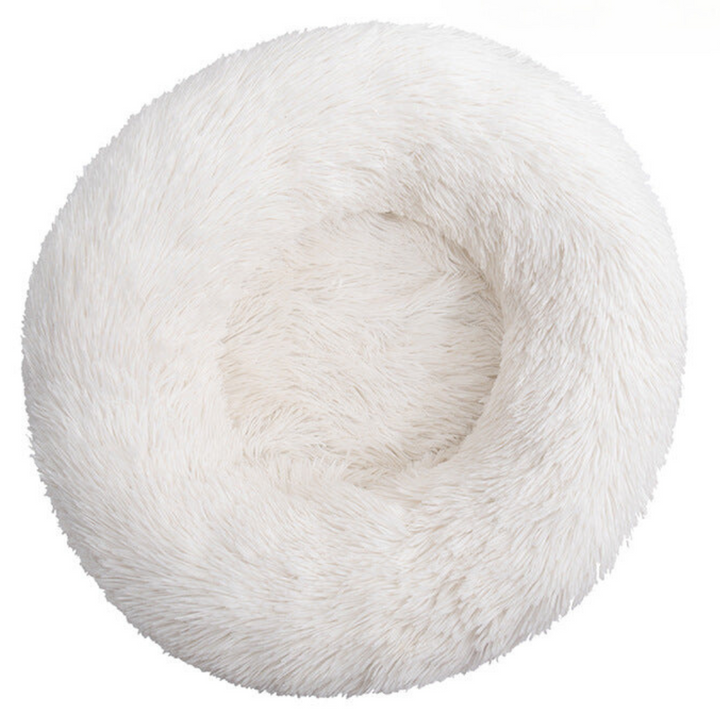 Modernes Wolken Katzenbett als Entspannungsort. Plüschiges Design, perfekt für Ruhe und Geborgenheit.