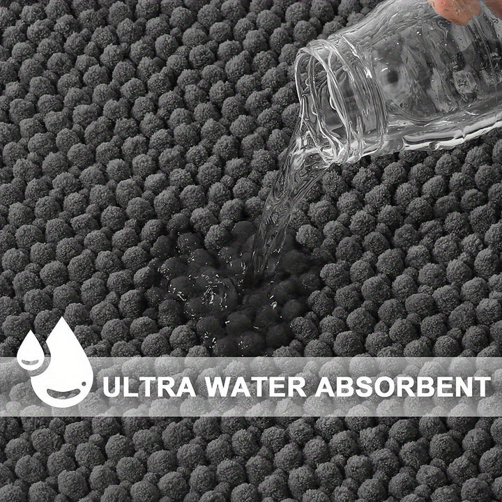 Komfortable L-Form Eckduschmatte, antirutsch und waschbar. Perfektes Badaccessoire für Sicherheit.