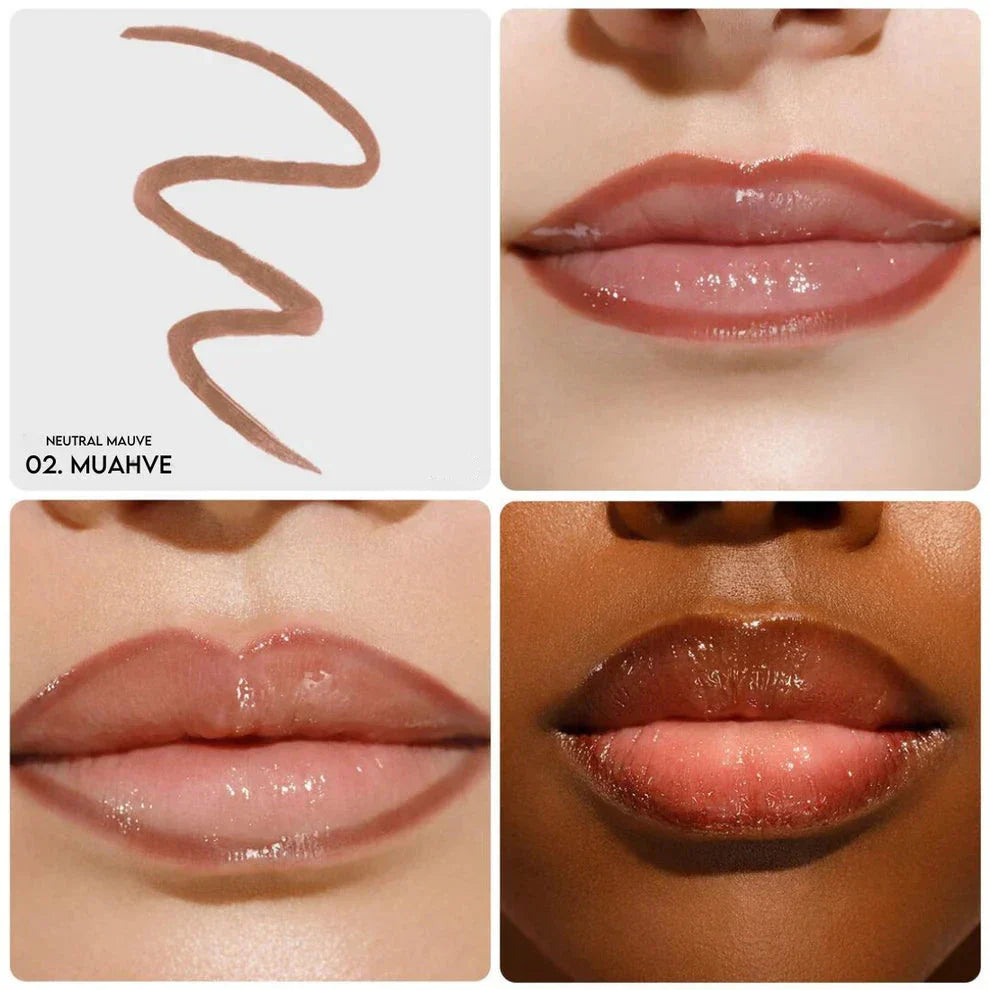 Natürliche Nude Lippenfarbe, langanhaltend & wischfest, für perfekt definierte Lippen.