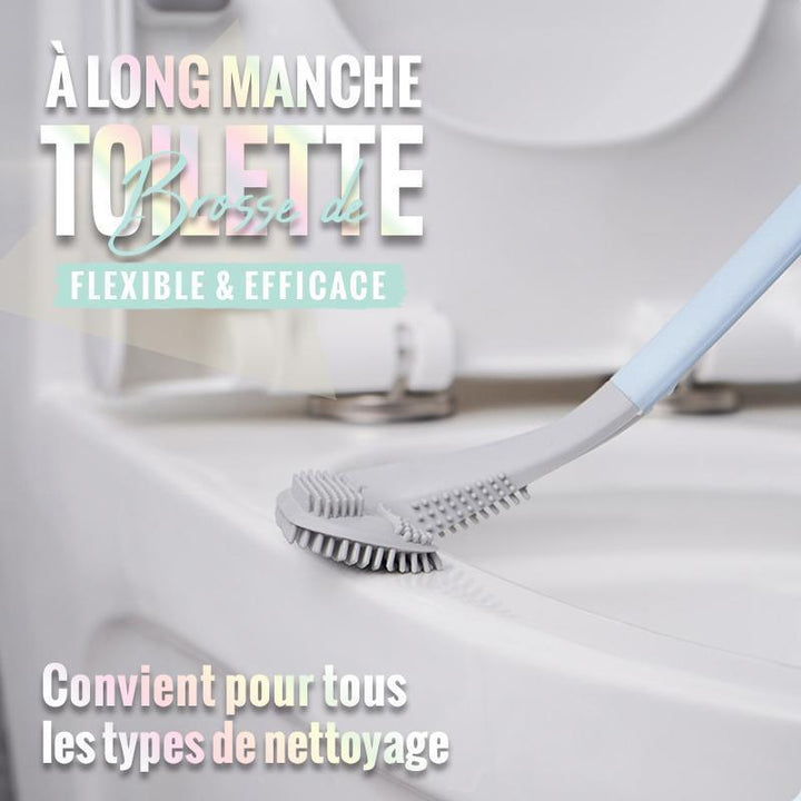 Platzsparende Golfkopf-Toilettenbürste zur Wandmontage, perfekt für eine saubere und aufgeräumte Badezimmer-Hygiene.