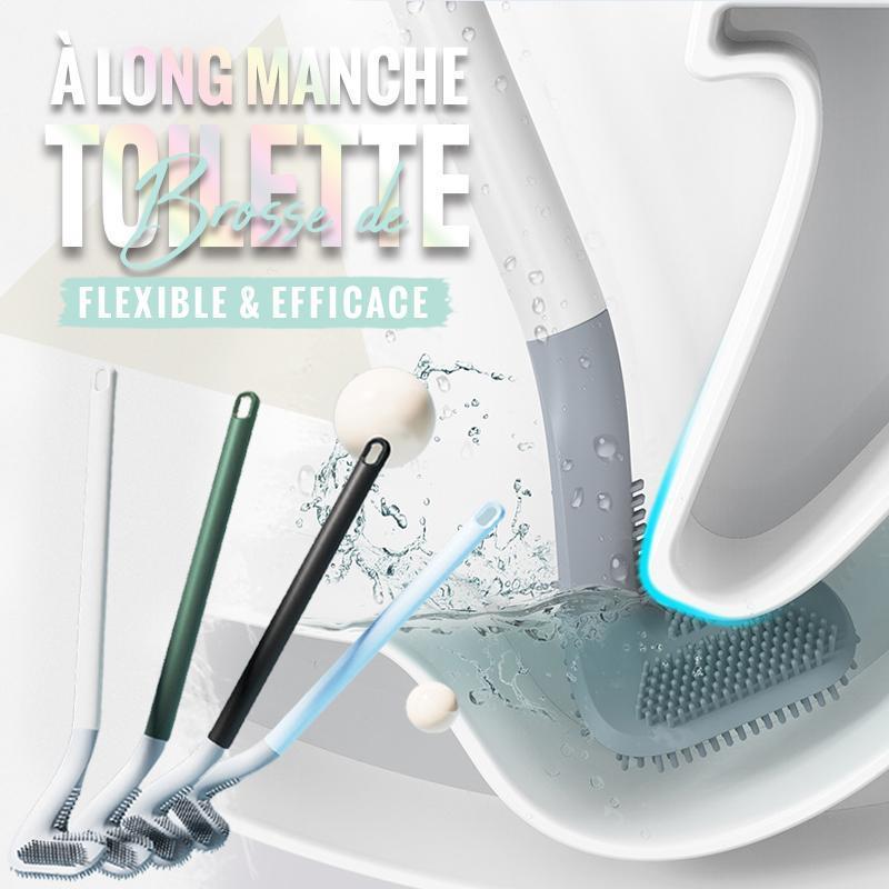 Effiziente Badezimmer-Reinigungsbürste: Golfkopf-Design mit langem Stiel für eine hygienische und saubere Toilette.