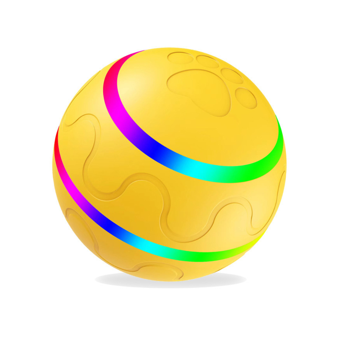 Innovativer selbstrollender Spielball für Hunde. Langlebiges Hundespielzeug zur Beschäftigung & Aktivität.