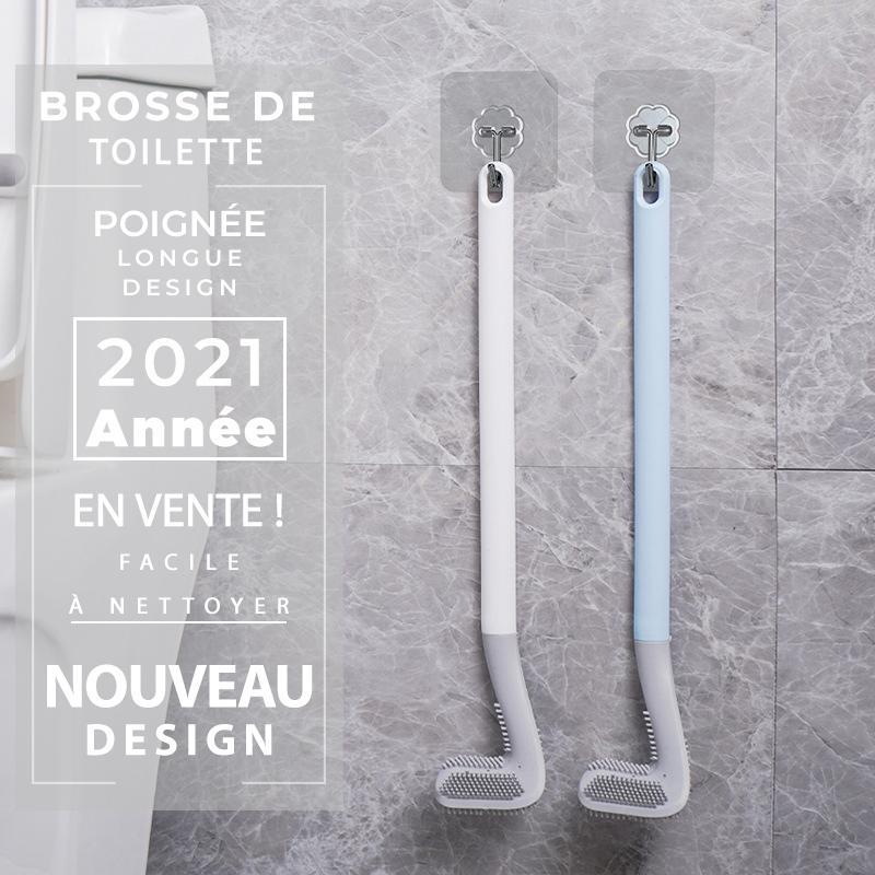 Effektive Reinigungsbürste für die Toilette, mit langem Stiel für tiefe Sauberkeit.