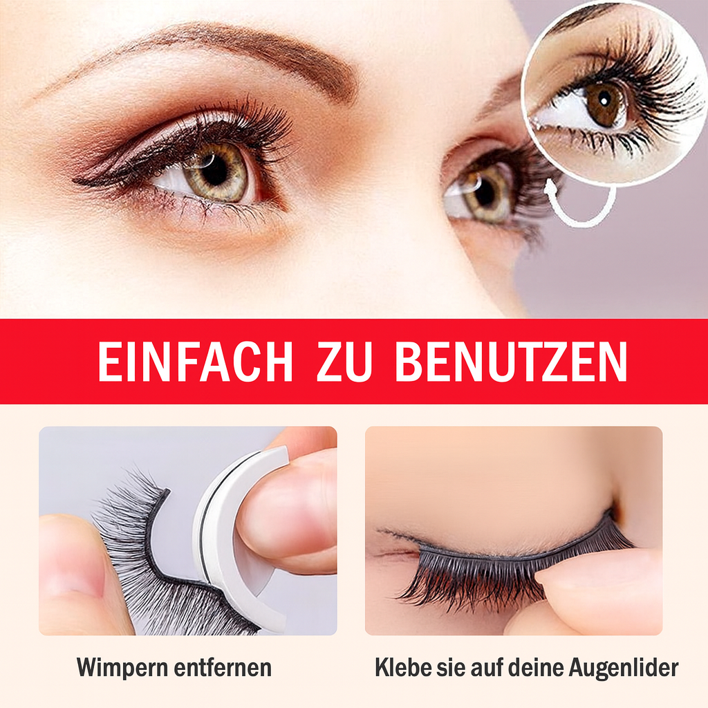 LashLure Duo Wimpern Set: zwei Paar künstliche Wimpern für flexiblen, voluminösen Augenaufschlag. Kosmetik.