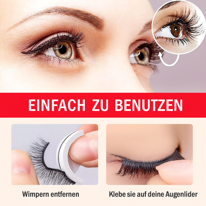 LashLure Duo Wimpern Set: zwei Paar künstliche Wimpern für flexiblen, voluminösen Augenaufschlag. Kosmetik.