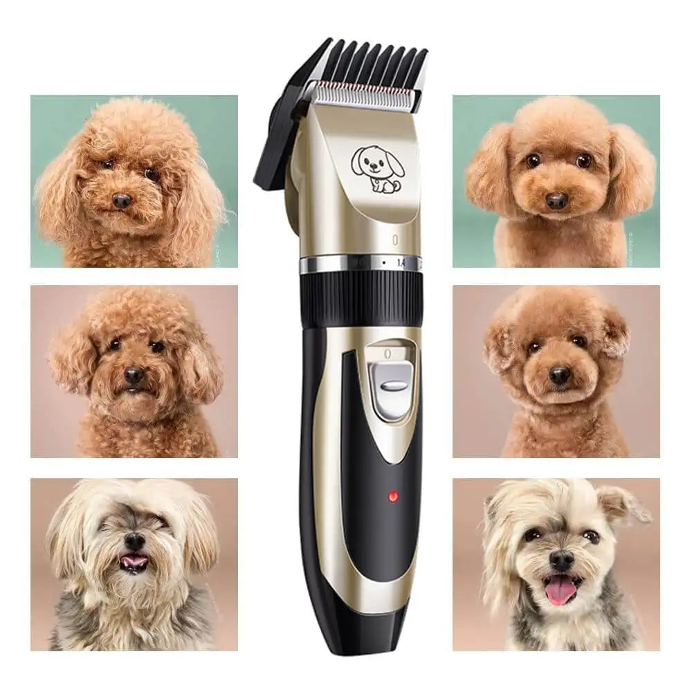 Leises Hunde Fellpflege Set für entspannte Haarschnitte; Goldstandard für stressfreie Tierpflege.