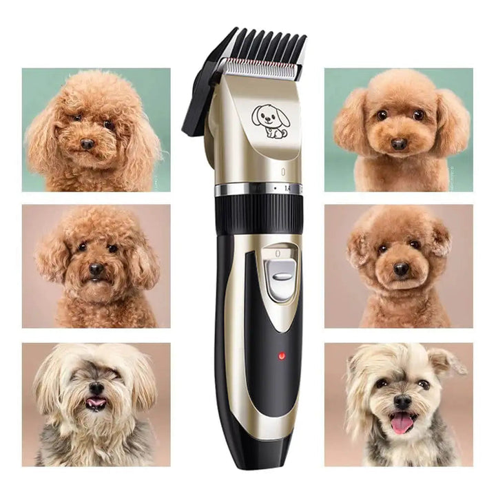 Leises Hunde Fellpflege Set für entspannte Haarschnitte; Goldstandard für stressfreie Tierpflege.