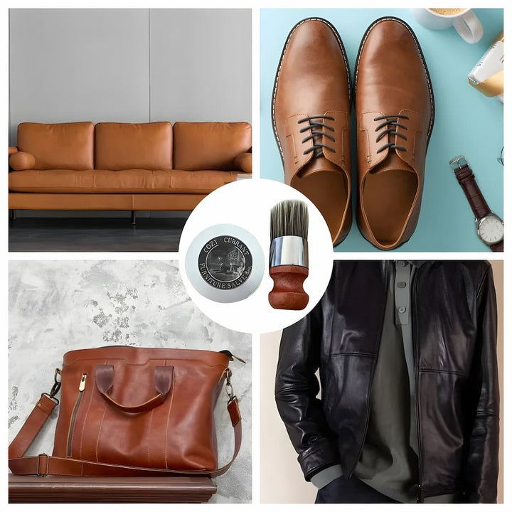 Strahlender Glanz & dauerhafter Schutz für Ledertaschen mit LeatherGlow Lederpolitur. Ideal für Glattleder Tiefenpflege.