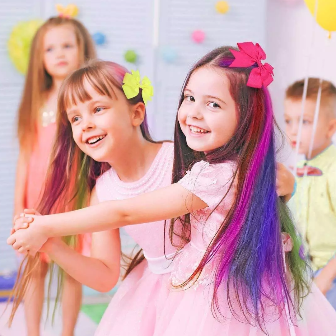 Damen & Kinder Haarkreide-Kamm für lebendige, temporäre Haarfarben und einfaches Auftragen.