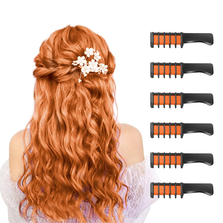 Einfach anzuwendender, waschbarer Haarkreide-Kamm für temporäre Haarfarben bei Damen & Kindern.