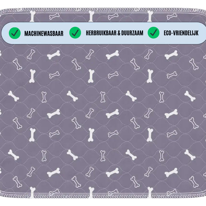 Waschbare, wiederverwendbare PetPaws Komfortmatte; ideal als leckfreie Hundematte & Katzenmatte für Hygiene.