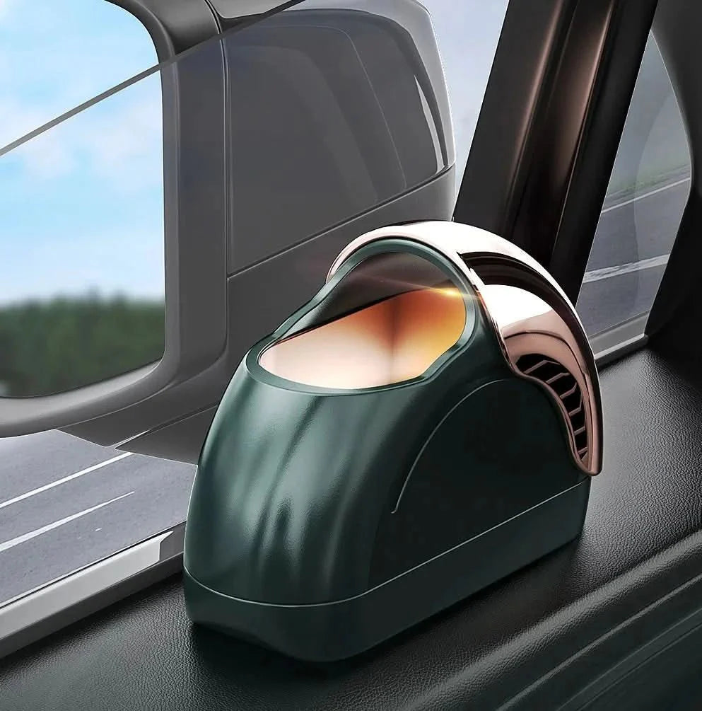 LED Auto-Aschenbecher mit Deckel und LED-Beleuchtung, ideal für ein rauchfreies Auto-Interieur.