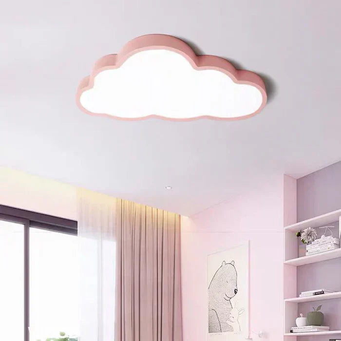 Moderne LED Deckenleuchte Wolke. Umweltfreundlich & energieeffizient, schafft helles Kinderlicht.