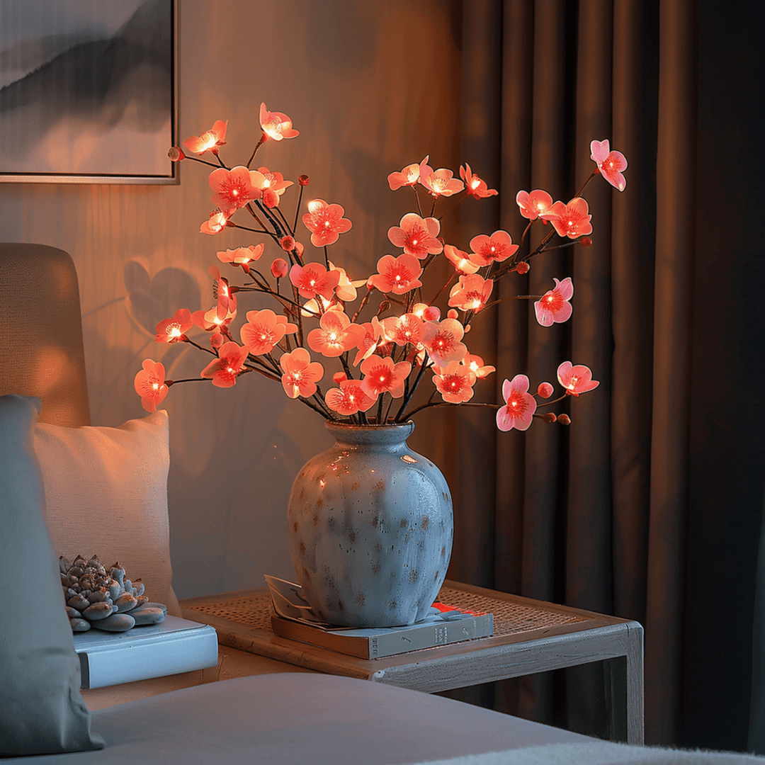 Vielseitiger LED Dekozweig mit warmweißem Licht, perfekt als Ast Beleuchtung und flexible Deko.