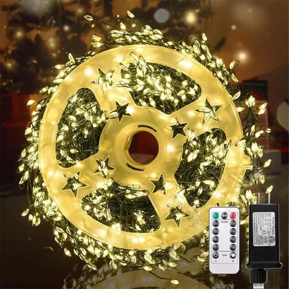 Dekorative LED-Feuerwerks-Lichterkette, ideal für Hochzeiten, Halloween oder andere besondere Anlässe.