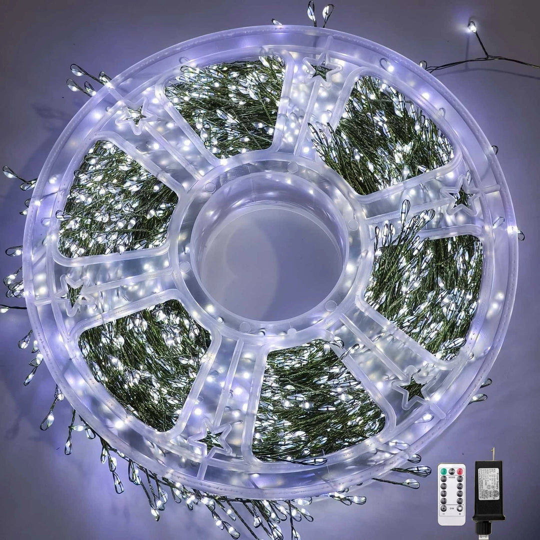 Flexible LED-Lichterkette in Feuerwerksform, einfach zu installieren, für kreative Innen- & Außen-Dekorationen.