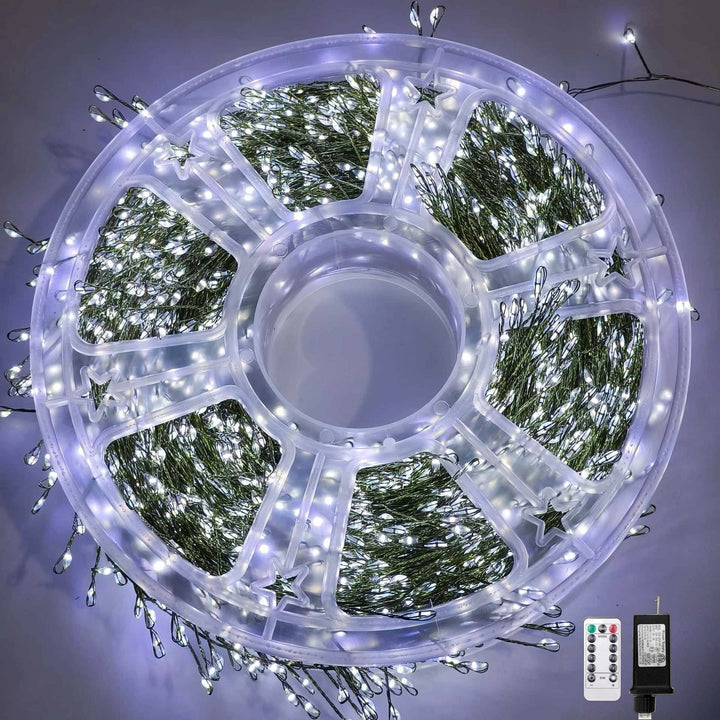 Flexible LED-Lichterkette in Feuerwerksform, einfach zu installieren, für kreative Innen- & Außen-Dekorationen.