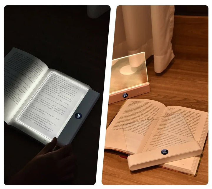 Augenfreundliche LED-Leseleuchte für entspanntes Lesen zu Hause oder unterwegs; tragbar und als Buchlicht vielseitig.