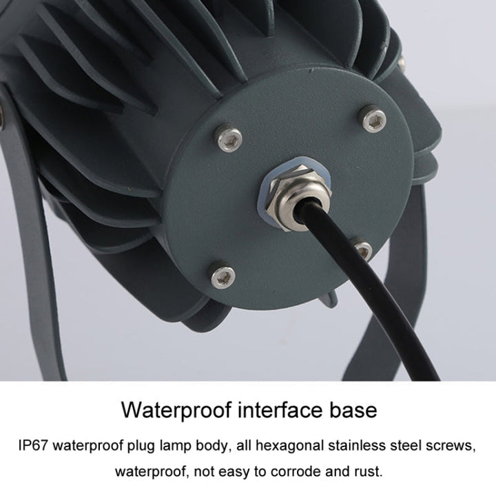 Sicheres LED Außenflutlicht IP65 wasserdicht, beleuchtet Wege, Eingänge & gefährliche Stellen optimal.
