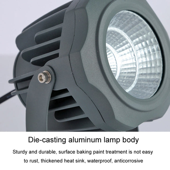 LED Flutlicht mit Farbwechsel-Funktion, wasserdicht, schafft stimmungsvolle Beleuchtung im Garten.