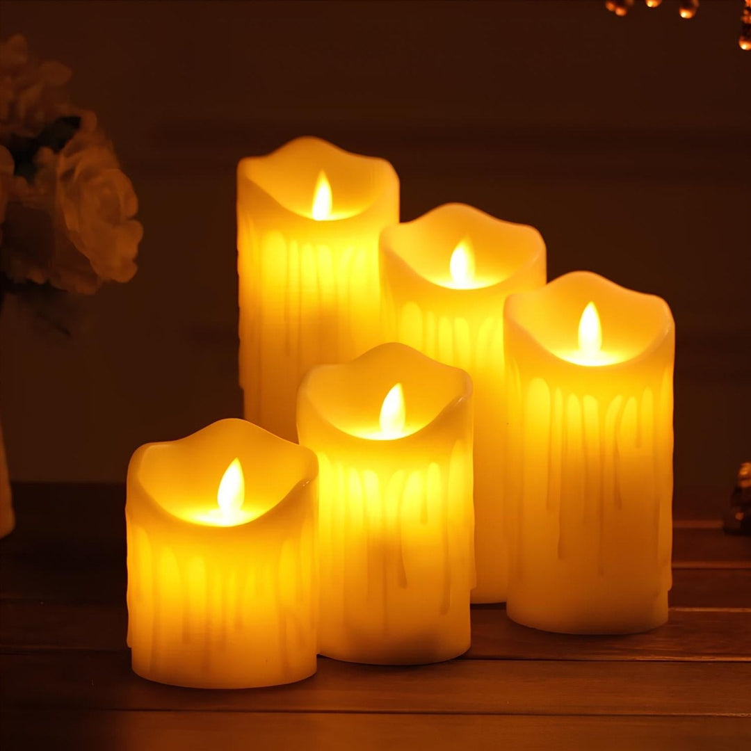 Geschenkidee: Sichere, batteriebetriebene LED Kerzen mit Flammeneffekt für gemütliche Beleuchtung.