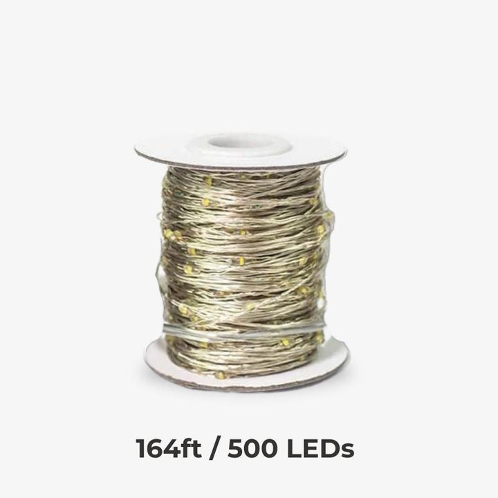 Wetterfeste LED Lichterkette für zuverlässige Gartendekoration das ganze Jahr, robust für Außenbereich.