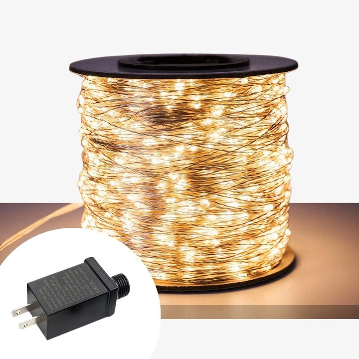 Vielseitige LED Lichterkette: Dekoration für Garten, Balkon, Terrasse, Wohnzimmer, Party, Weihnachten.