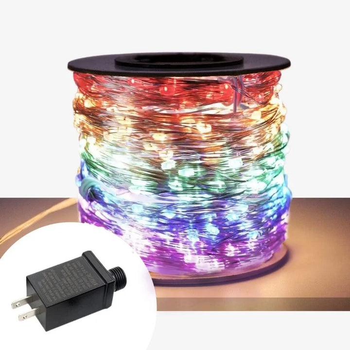 LED Lichterkette als Wegbeleuchtung oder Akzentlicht im Garten für sichere, schöne und dekorative Wege.