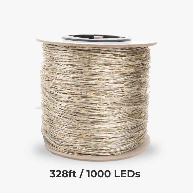 Flexible LED Lichterkette für vielfältige Dekorationsideen innen & außen, schafft warmes, dekoratives Licht.