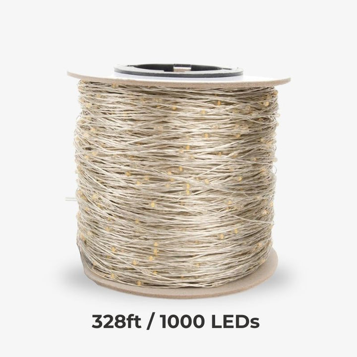 Flexible LED Lichterkette für vielfältige Dekorationsideen innen & außen, schafft warmes, dekoratives Licht.