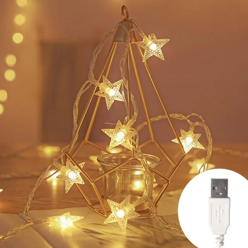 Helle LED-Lichterkette für beeindruckende Beleuchtung. Warmweißes Licht für festliche Anlässe und Feiern.