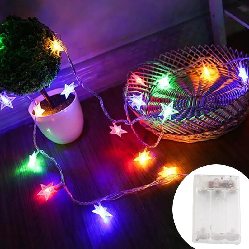 Vielseitige LED-Lichterkette für festliche Anlässe & gemütliche Abende. Für Innen- & Außenbereiche.